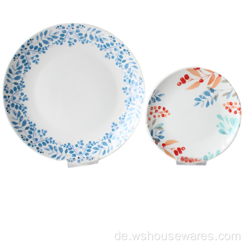 Plate Dinner Bowl Set Geschirr Set Platten Geschirr Geschirr